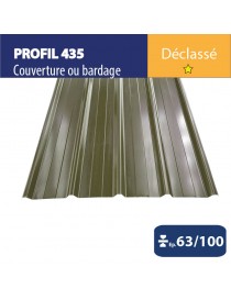Tôle couverture 435 - Vert jonc