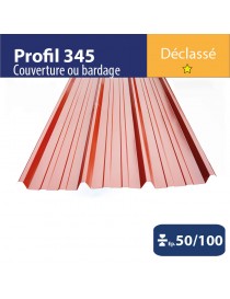 Tôle couverture 345 Brun rouge