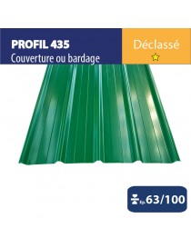 Tôle couverture 435 Vert jonc