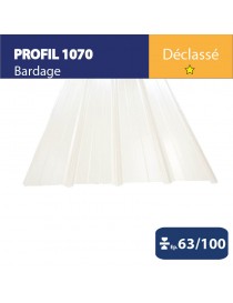 Tôle bardage 1070 Blanc
