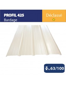 Tôle bardage 425 Beige nacré