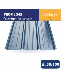 Tôle couverture 345 Bleu ardoise